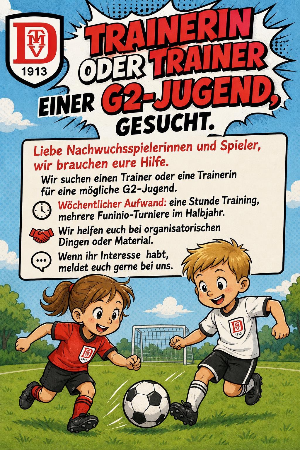 Fußballtrainer gesucht